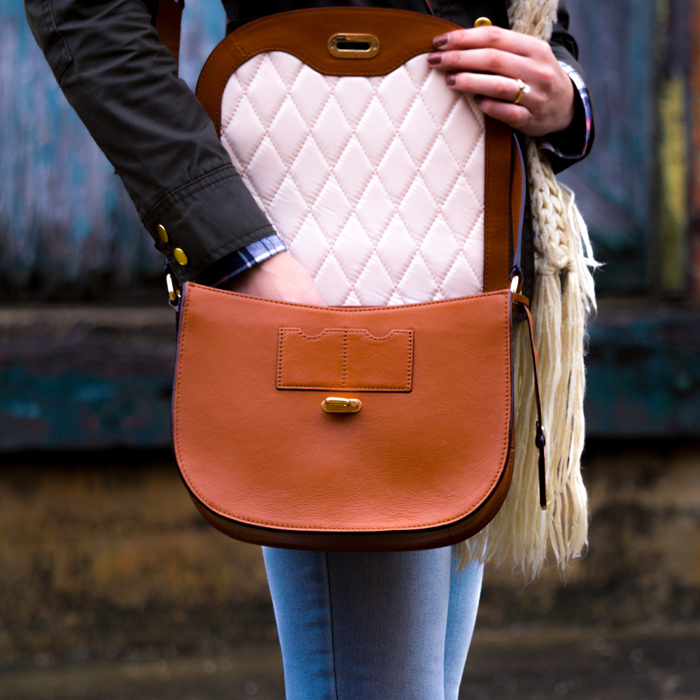 基本款側背包-暖咖色