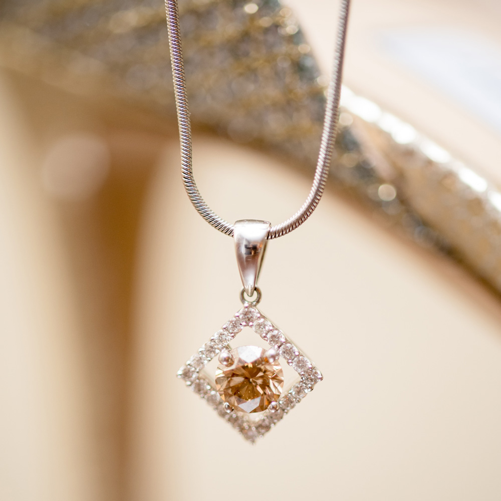 小姐姐風方型頸鍊